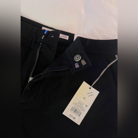New Ladies Target A New Day Black Every Day Chino Pants (Size 10) - Picture 5 of 5